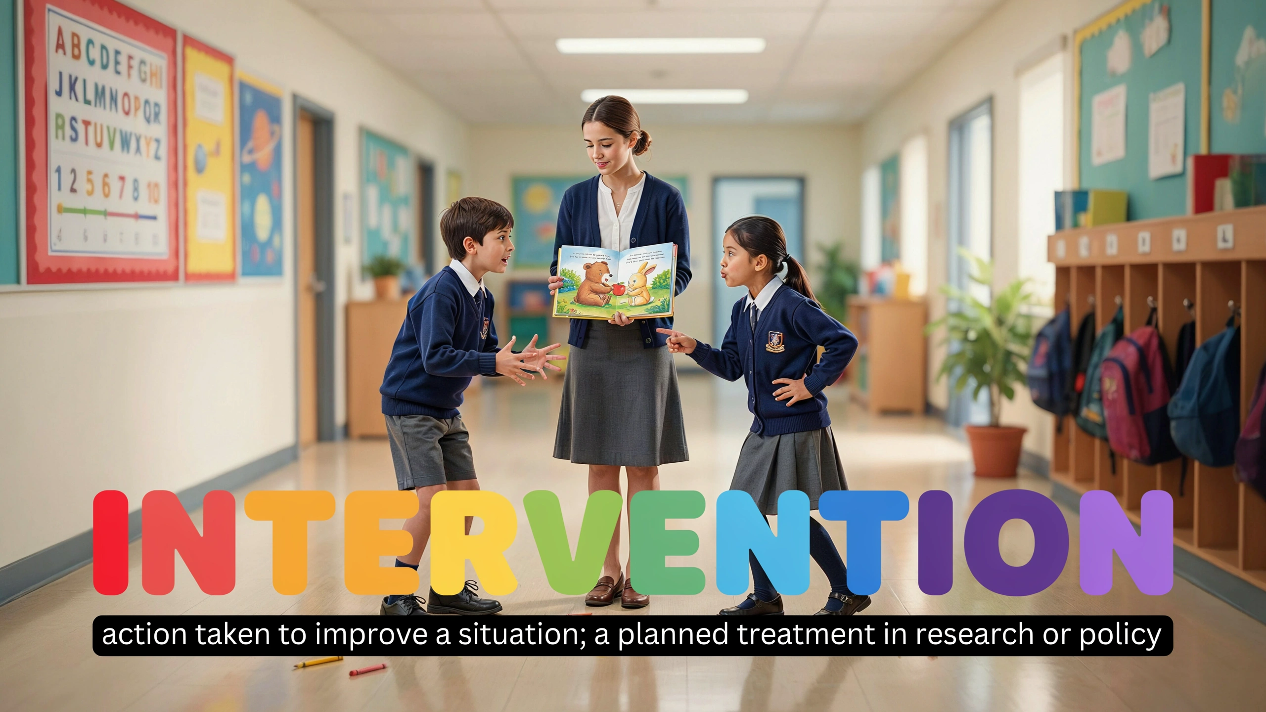 English Illustration for intervention